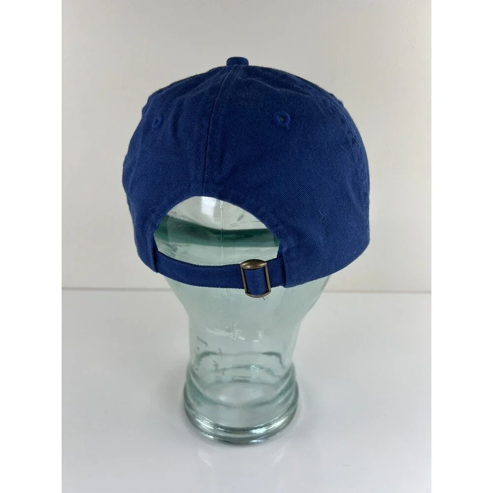USA Camping Company Embroidered Baseball Hat Ball Cap Navy Blue Strapback